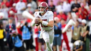 Ty Simpson's 3 Best NFL Draft Fits (2026 NFL Draft). Photo by Gary A. Vasquez-Imagn Images